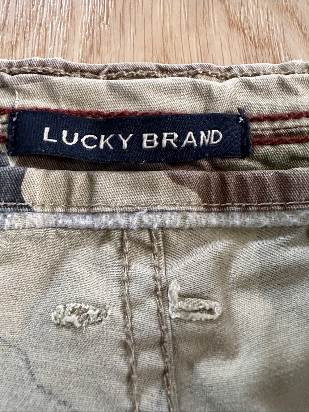 Lucky Brand Men's Woodland* Camo Cargo Shorts 36 - Picture 6 of 11